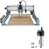 SainSmart Genmitsu 4040-PRO MAX CNC Router + 710W Compact Router 65mm Diameter, 6 Variable Speeds Palm Trimmer Router