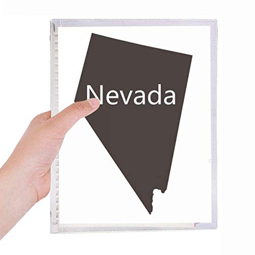 Carnet de notes à spirale rechargeable Nevada avec anneaux modulables