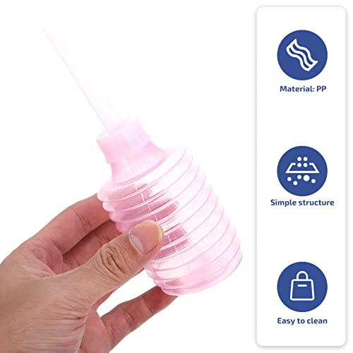 12Pcs Pressure Women Time Syringe System: Vagina Water Applicator Feminine Washers Clean Handheld Practical Useful Cleansing Tools Sprayer Personal Hygiene Colon Bidet Enemas Pink #TOP2