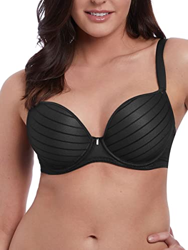 Freya Women's Cameo Moulded Plunge Underwire Bra, Black,36G #TOP14