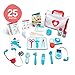Melissa & Doug Get Well Doctor Kit, 25-Piece Toddler Doctor Play Set, Realistic Pretend Play Toys & Accessories, Preschool Toys for Girls & Boys Ages 3+