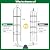 Tower Obelisk Garden Trellis 100% Metal 6.3 Feet Tall Plant Support for Climbing Vines and Flowers Stands,Black Green Lightweight Plant Tower