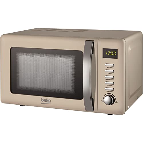 Beko MOC20200C Retro Mikrowelle mit 20 Litern Garraum