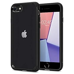 【Spigen】 iPhone8 ケース / iPhone7 ケース 対応 背面クリア 米軍MIL規格取得 耐衝撃 すり傷防止 ワイヤレス充電対応 シュピゲン ウルトラ・ハイブリッド 2 042CS20926 (ブラック)