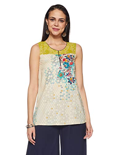 Image of Aurelia Women's Synthetic Straight Fit Kurta