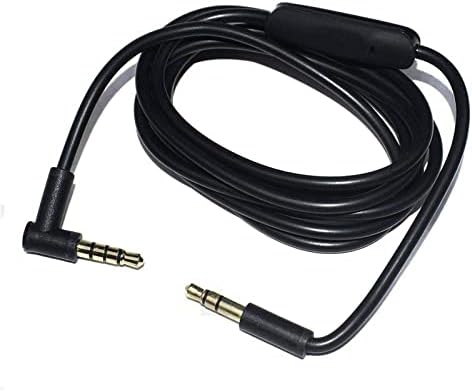 Replacement Audio Cable Cord Wire Compatible with Beats by Dr Dre Solo2 Solo3/Studio 2 3 Pro/Detox/Wireless/Mixr/Executive/Pill Headphones Aux Cord with Microphone & Volume Control(4.6FT, Black)