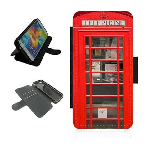 Telephone Box Phone Case Wallet for iPhone/Samsung Cover