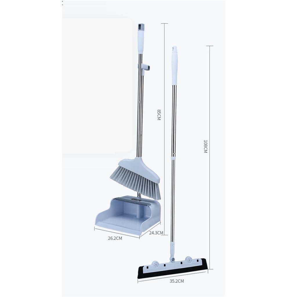 Set di scopa e paletta for la casa, Setole morbide, for il bagno