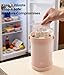 NCVI Portable Breast Milk Chiller Thermos Bottle(Wide-Mouth), Stainless Steel Baby Milk Cooler for Travel Work, Refrigerated Milk Freezer with Gel Tube Suitable for Milk Storage Bags, Pink 20fl oz