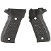 Hogue Sig P226 Grips (Pirahna G-10), Solid Black