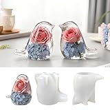 WIKIMO 2 Stück Silikonformen Gießformen Ostern Vogel, 3D Gießformen Silikon Frühling zum...