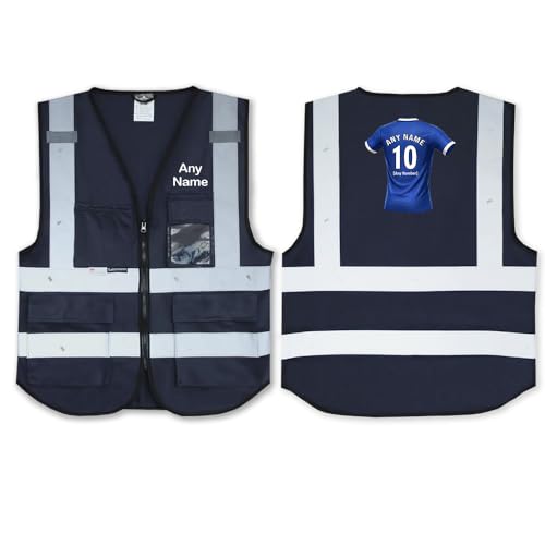 Gilet de sécurité bleu Hampshire PO4 Club pour fan de foot de Portsea