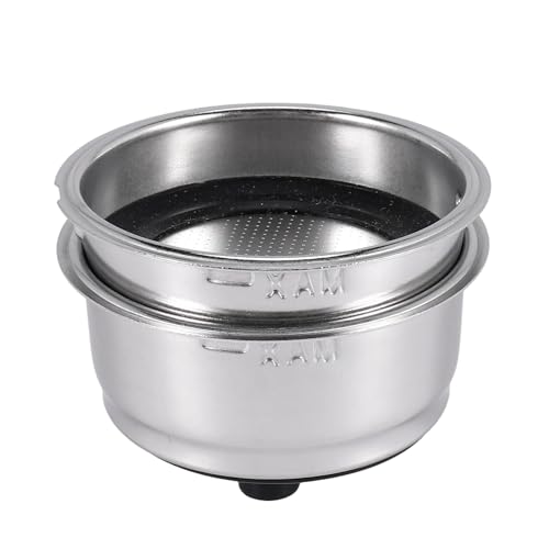 Micvtve Accessori per Macchine da caffè Filtro per caffè nel Acciaio Inossidabile Staccabili Amichevoli per Ufficio Domestico (Confezione da 2)