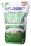 Nutri Bites Beef Liver Dog Cat Treats Freeze Dried High Protein Premium Quality Single Ingredients 17.6 Oz