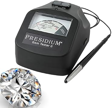 Gem Tester - Jewelry Tester & Precious Metal Verifier with Assisted Thermal Calibration for Diamonds and Gemstones