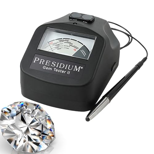 Penna del tester del diamante della pietra preziosa, verificatore del metallo prezioso con il tester di conducibilità termica per la valutazione accurata dei gioielli
