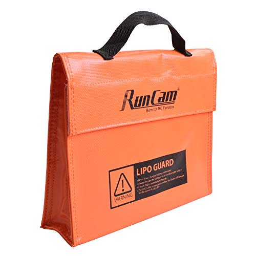 RunCam Lipo Battery Guard - Explosionproof & Fireproof - Water Resistant - RC Lipo Battery Storage & Charging - Orange, Glass Fiber, 240x180x65mm by RunCam - Image 2