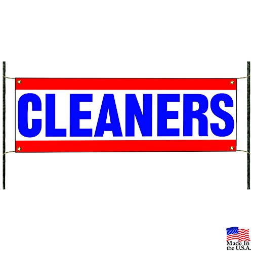 Cleaners Sweepers Floor Wash Vinyl Banner Sign