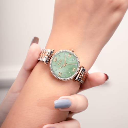 Image of BRUNO MILANO Luxe Diamond Studded Bezel Watch for Women and Girls