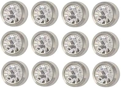 Studex Stainless Steel Bezel Setting with 3MM April Crystal Ear Piercing Stud Dozen