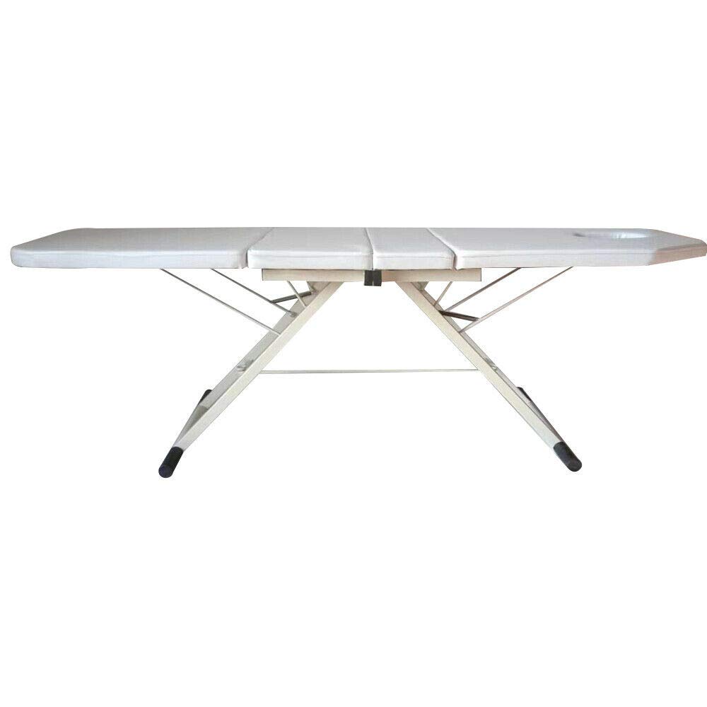 Mesa de masaje plegable portátil, mesa de masaje, cama de belleza, tatuaje profesional de belleza, spa, reiki, portátil, plegada, 3 secciones, hecha de espuma de célula fina