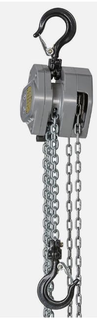 Premium Flaschenzug Aluminium Stirnradkettenzug 250 kg 3,0 m Hub Aluminiumflaschenzug Kettenzug Handhebezug Ratschzug Chain Hoist