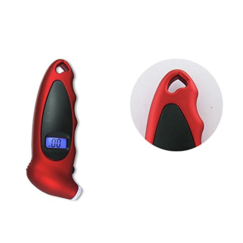 WINOMO Digital Medidor de Pressão de Pneu 150 PSI para Carro Caminhão Bicicleta (Vermelho)