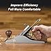ANKROYU Hand Planer, High Carbon Steel Small Hand Wood Planer, Wood Manual Planer, Manual Planing Tool, Compact Hand Planer for Wooden Furniture