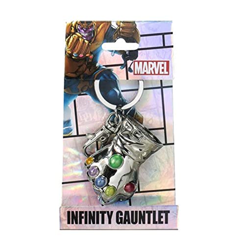 Monogram Marvel Thanos Glove Pewter Llavero