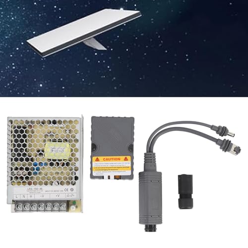 POE Injector Adapter 150W Gigabit Ethernet Power Supply Soporta 10/100/1000Mbps Entrada DC48-57V 3A Cortocircuito Distancia de transferencia de datos 100M miniatura 5