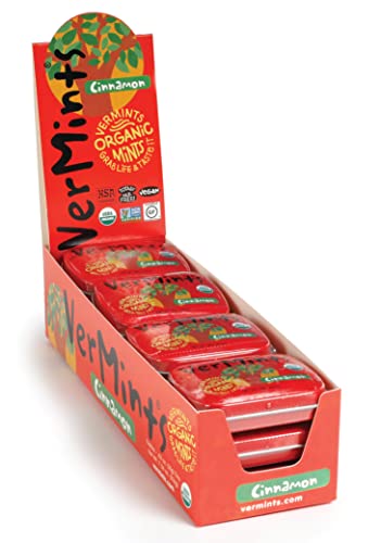 Vermints Organic Cinnamon Small Tin (.63Oz/18G) Pack Of 12 #TOP7