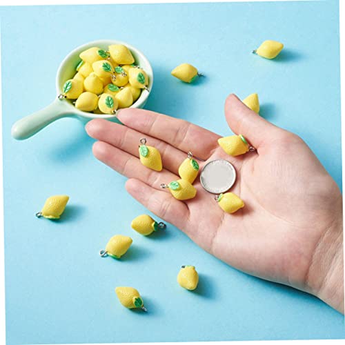 Amosfun 40 Pçs Brinco Pingente Pendente Pingentes Fabricação De Resina Para Ornamento Pulseira De Li