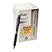 Pentel Wow! Ballpoint Pen Value Pack, Retractable, Medium 1 Mm, Black Ink, Black Barrel, 36/pack