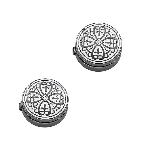 OoSsSoO Button cover Mens retro Button covers Used for Formal Business Wedding Tuxedo Shirt cuffs buttons cover (black)