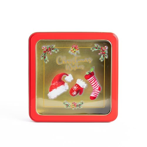 Recipientes para galletas evelay: 3 latas de Navidad para decorar tu mesa navideña 7