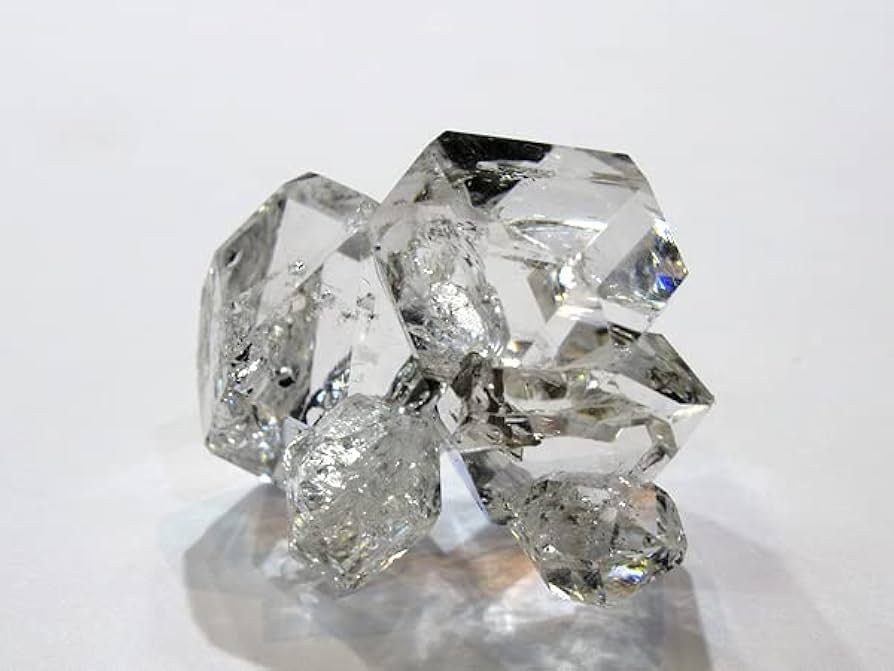 Amazon.co.jp: ハーキマーダイヤモンド 連結結晶 群晶 クラスター 水晶