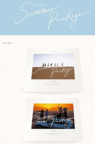 BTS KPOP [ SUMMER PACKAGE in DUBAI 2016 ] Album DVD + 2 Posters + Photobook + Sticker + Gift (4 Photocards Set)