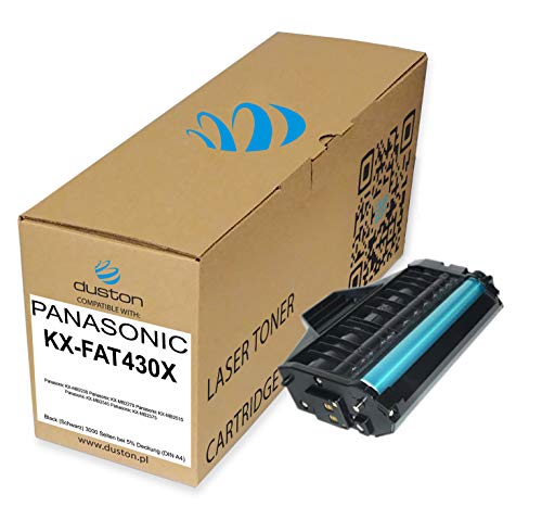 duston KXFAT430X, KX-FAT430X Black Toner Compatible with Panasonic KXMB2230 KXMB2270 KXMB2515 KXMB2545 KXMB2575 - Image 2