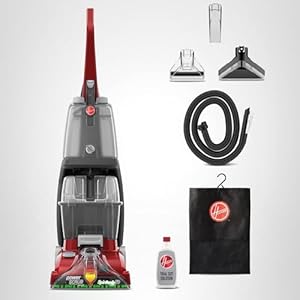 Hoover PowerScrub Deluxe Carpet Cleaner Machine for Carpet and Upholstery, Deep Cleaning Carpet Shampooer Machine with Multi-Purpose Tools, Pair Carpet Cleaner Solution