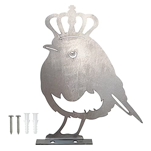 Reagia Metal Bird Decoration with a Crown