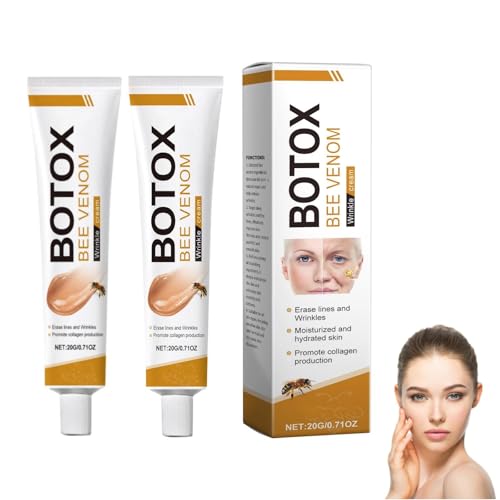 Genérico Bee Venom Wrinkle Removal Cream 20g 𝘽otox crema hidratante antihringrguas Para el cuello de la cara Cremas de veneno de abejas anti envejecidas Para todo tipo de piel (2)