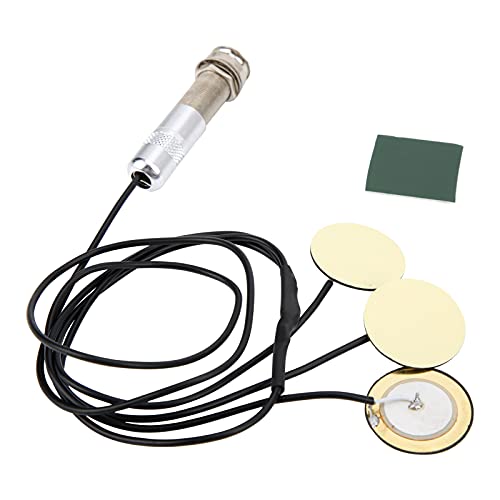 Tomantery Transducteur de Basse, Micro de Guitare Classique Micro Banjo pour Basse électrique (Noir) – vue 2