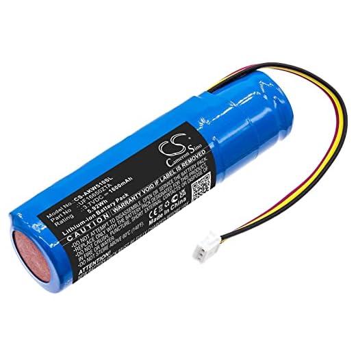 TECHTEK Batería 1600mAh Compatible con [Akai] 5000 Solo, EWI 5000 sustituye JSC-BLDC-01, NB2537-R0, UF16650ZTA FBA
