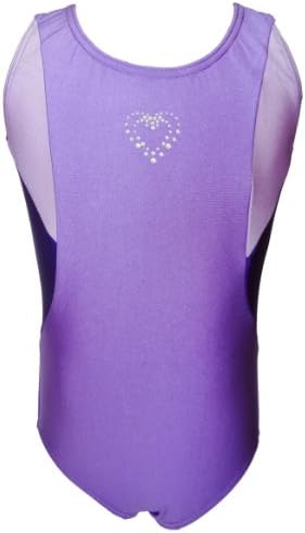 Talent Tale Big Girls Color Block Tank Leotard (Medium 7/8)
