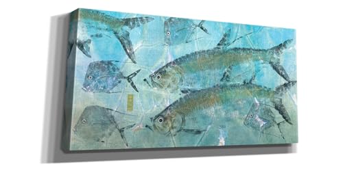 Epic Graffiti ' Tarpon Lagoon' by Jim Roberts, Canvas Wall Art, 40"x20" by Epic Graffiti - Image 2