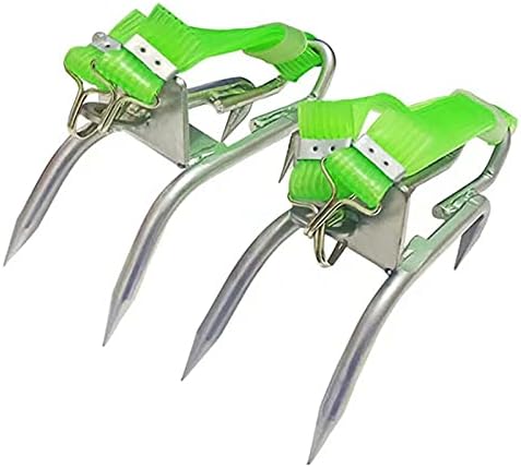 Pole Climbing Spikes Non- Tree Climbing Spurs Tree Climbing Tool Kit for Hunting Observation Picking Fruit Coconut
