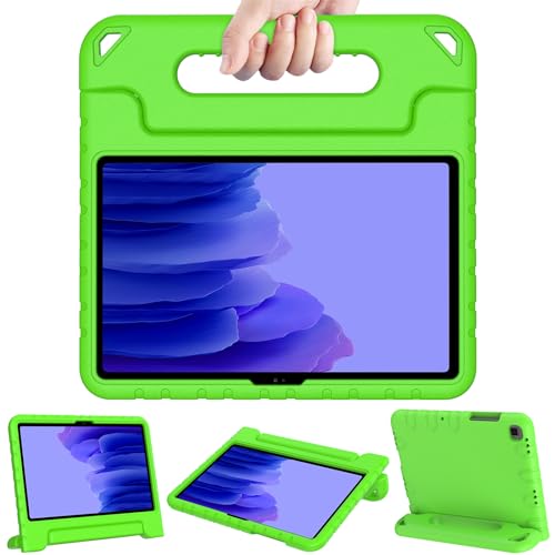 LTROP, Tablet Cover for Samsung Galaxy Tab A7 10.4 Inch 2022/2020, Shockproof Convertible Handle Stand Case, Green