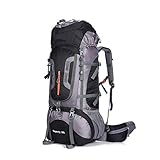 Mochila de viaje grande de 80 L Impermeable Ligero Transpirable Mochilas Deportes al aire...