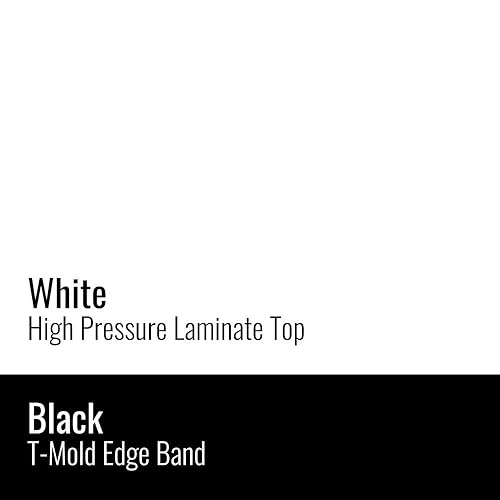 Miniatura 61 de Correll - Mesa redonda de pub de 24 pulgadas, mesa de cóctel de comedor de 29 pulgadas de alto, parte superior laminada roja duradera de alta