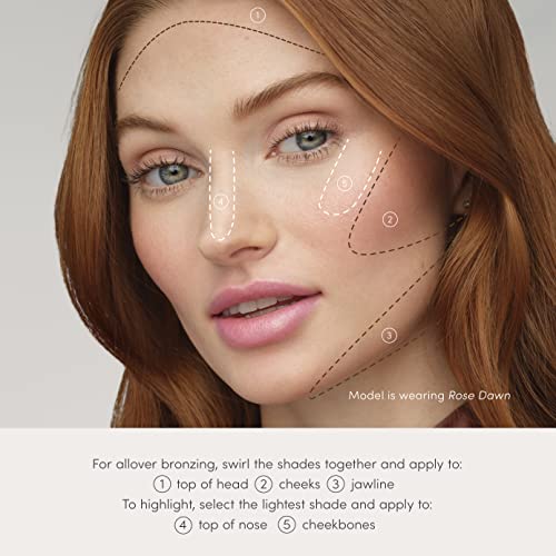 jane iredale PureBronze Shimmer Bronzer Refill, Multiuse Powder Complexion Enhancer with 4 Shades, Lightweight, Buildable, Breathable, Luminous Finish